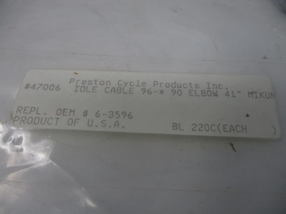 Mikuni Idle Cable 6-3596 - Image 3 of 3