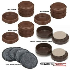Merriway Floor Protecto Castor Cups Chair/Sofa Feet Cap Carpet/Laminate/Wood