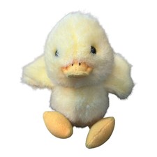VINTAGE DAKIN PLUSH BABY DUCK / CHICK DUCKLING- 5" TALL
