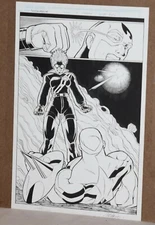 FIGHTING AMERICAN #1 Splash page 20 ORIGINAL ART by Artist ED McGUINNESS