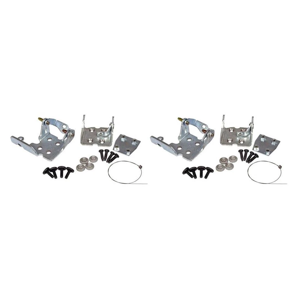 Par de bisagras de puerta superior e inferior delantera Dorman izquierda para camioneta Silverado GMC WN Foto 2 de 4