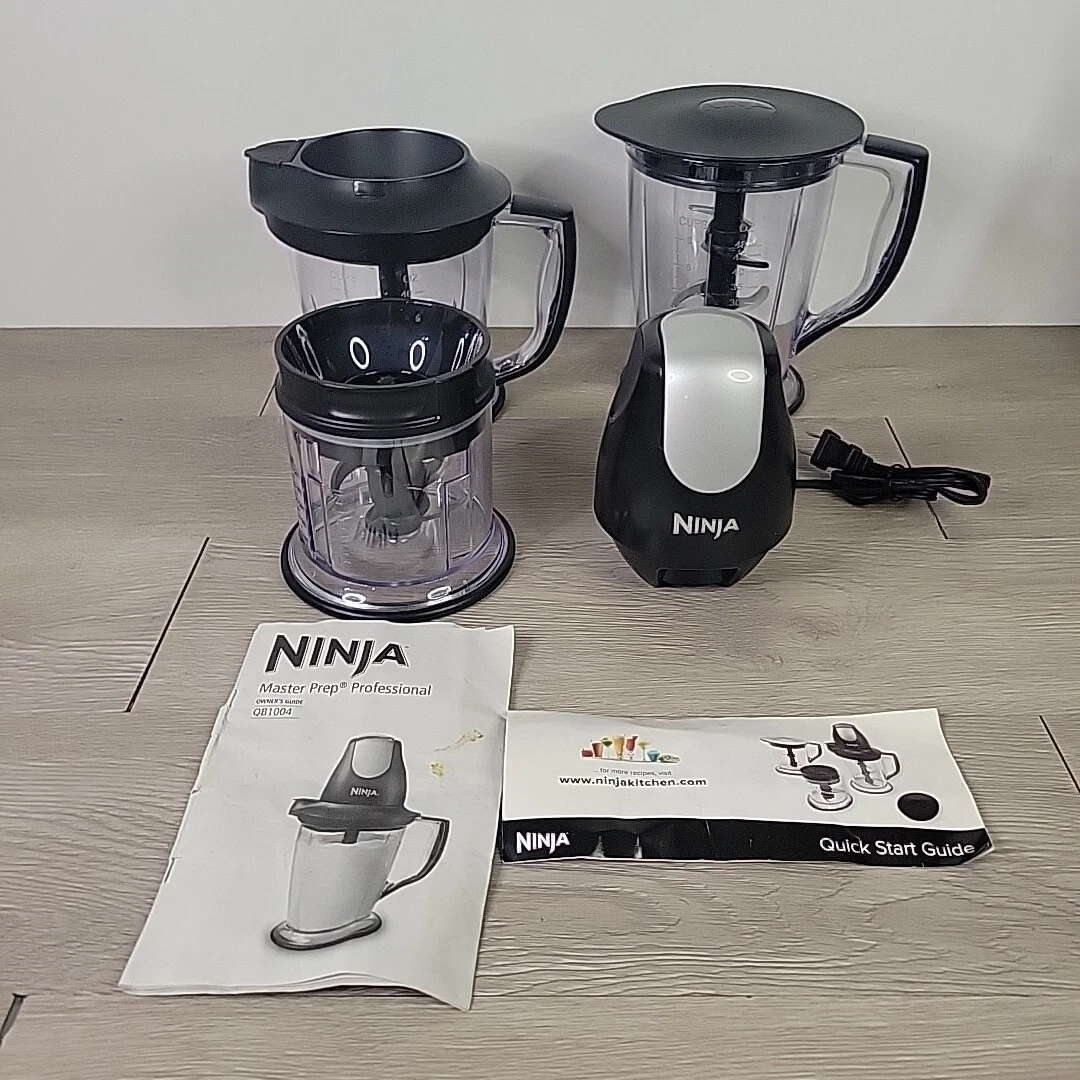 Ninja Master Prep Professional QB1005 Blender & Food Processor Black 450W Tested