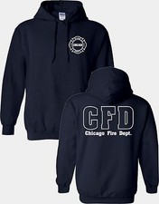 Chicago Fire Department Printed 2-Sided Pullover Hoodie As Seen On TV