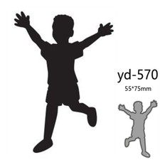 Happy Kid Metal Cutting Dies Decoration Scrapbooking Card Making Crafting