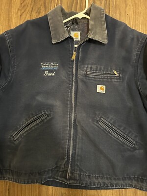 Vintage Carhartt Detroit Jacket Mens J97 PTL Size X Large Blanket