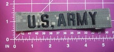 US Army multicam name tape with hook backing