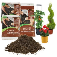 Blumenerde Qualitat-Universalerde 5L, 10L oder 20L, 4-in-1 mit Mikroorganismen 