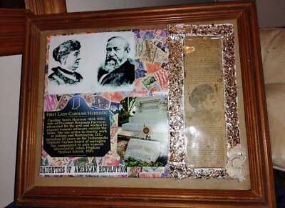 1892 Obituary Of First Lady Caroline Scott-Harrison,Wife Of 23rd President BH