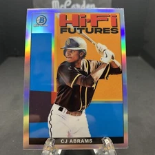2022 Bowman Hi-Fi Futures CJ Abrams #HIFI-8 Rookie RC San Diego Padres