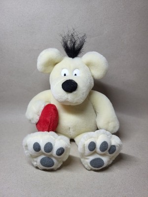 Neuw.#  Uli Stein # Eisbär mit Herz # 23 cm # sitzendes Stofftier Plüschfigur