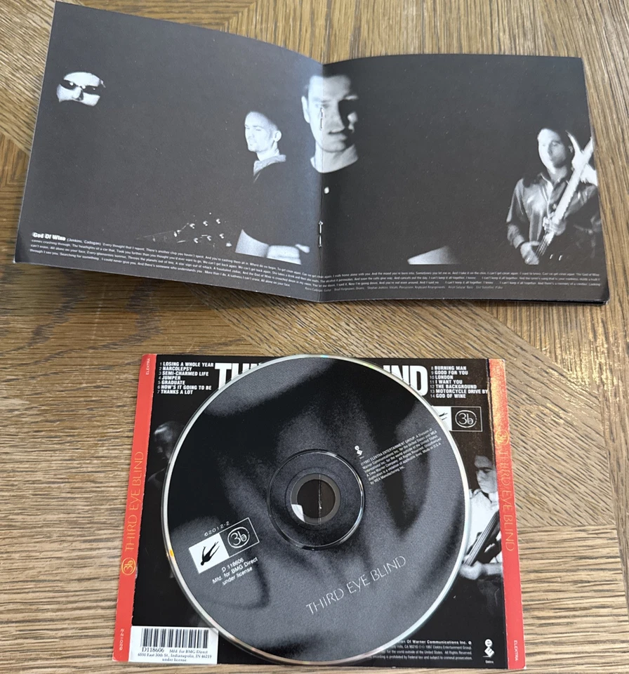 Third Eye Blind - Third Eye Blind (Self-Titled) Music CD 1997 Elektra No Case Ve Foto 3 de 3