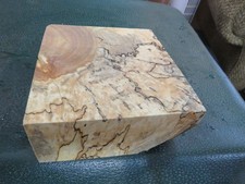 MM-SPALTED MAPLE DELUXE KNIFE BLOCK/SCALES/ CALLS/ PEN BLANKS--M--1--4