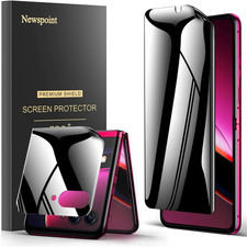 For Motorola Razr 2024 Privacy Screen Protector Touch Sensitive , 1 Pack Inner