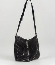Whiting and Davis Black Shoulder Bag Vintage Purse