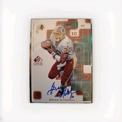 1999 SP Signature Edition Brian Mitchell Auto #KR Redskins