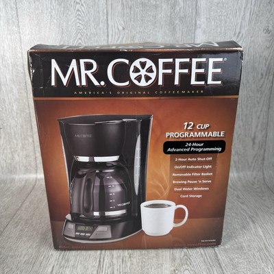 New Coffee Switch 12 Cup Coffee Maker DW13 Black Brewing