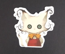 Kittys Crazy Hair Day Cat Sticker 2.18" x 2.25" (P)