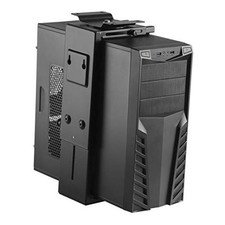 Adjustable Under Desk Computer Mount and Wall Mount  CPU Holder That Fits