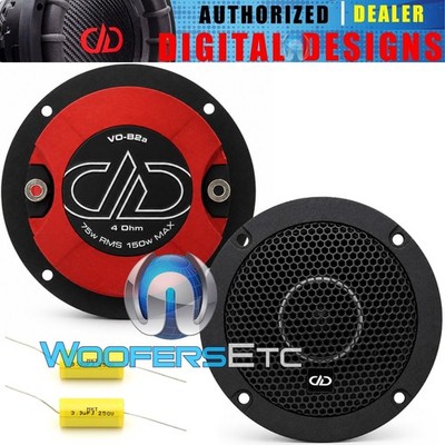DD AUDIO VO-B2a VOICE OPTIMIZED 1.5'' 150W 4OHM BULLET NEO TWEETERS CAR AUDIO NEW