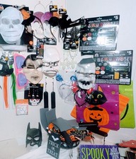 Halloween Lot Accessories  Decorations Makeup Candy Bags Candy Bowls Decor