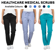 Medical Scrub Pants Doctor Nurses Workwear Hospital Uniform Dental Scrub Trouser