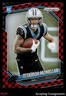 2025 Panini Prizm Black & Red Checker #311 Tetairoa McMillan SP ROOKIE RC