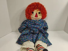 Vintage Raggedy Ann Doll Knickerbocker Floral Dress See Description