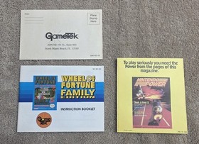 Wheel of Fortune - Family Edition Nintendo NES (Complete With Box)