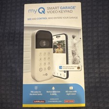 myQ Smart Garage Video Keypad HD Video Night Vision Motion Wi-Fi MYQ-K40TXXW