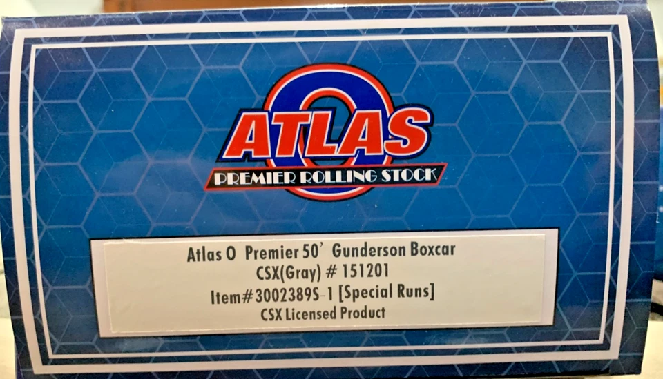 ATLAS 3002389S-1, CSX 50' High-Cube "Confederates" Boxcar, #151201, O Scale, New - Image 2 of 4