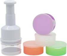 Manual Fruit and Vegetable Chopper and Storage Container Set, 9 PC