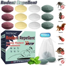Mouse Rodent Repellent Peppermint Oil Moth Balls Rodents Rats Squirrel Mice USA