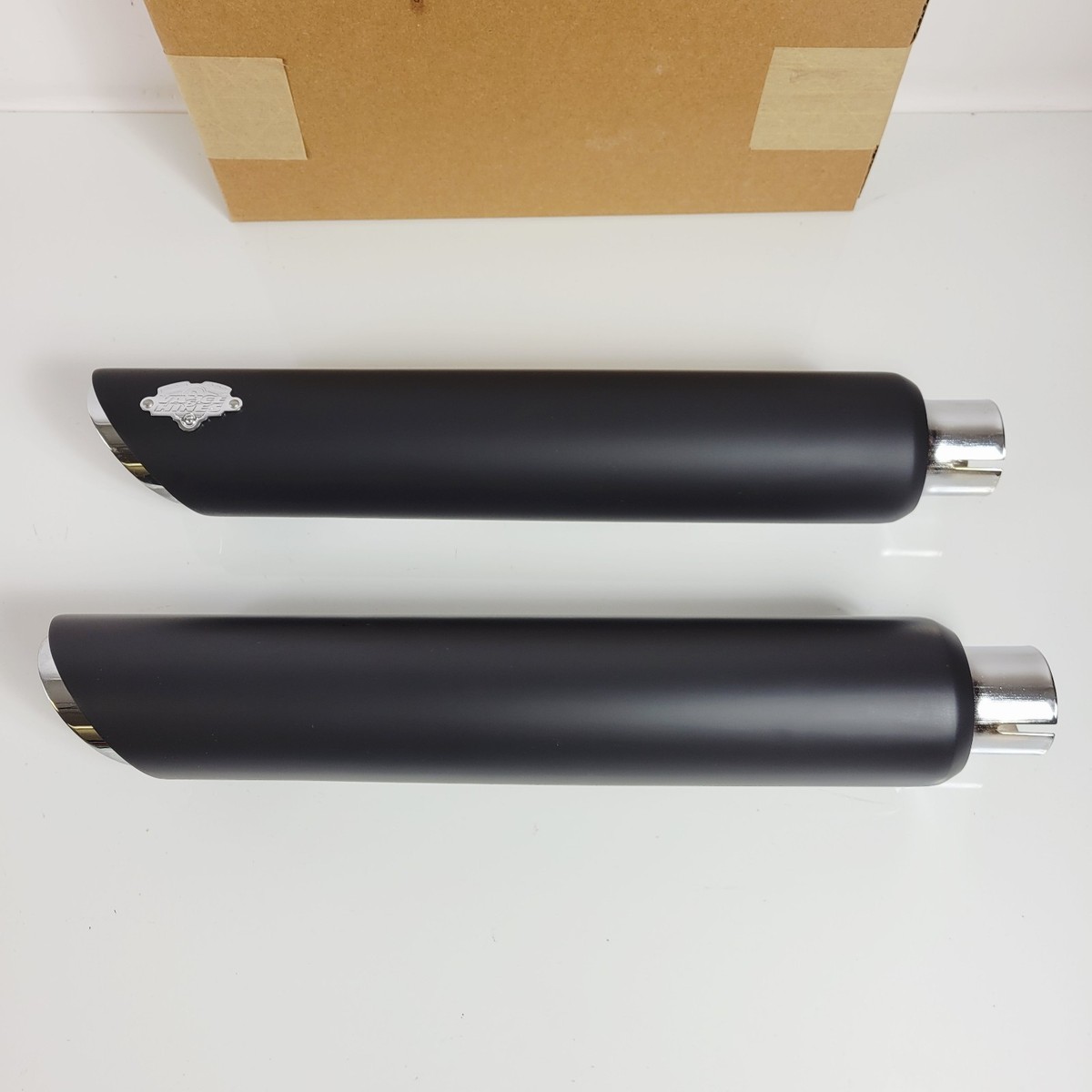 Vance & Hines ツインスラッシュ３インチ　ブラック Vance & Hines 3