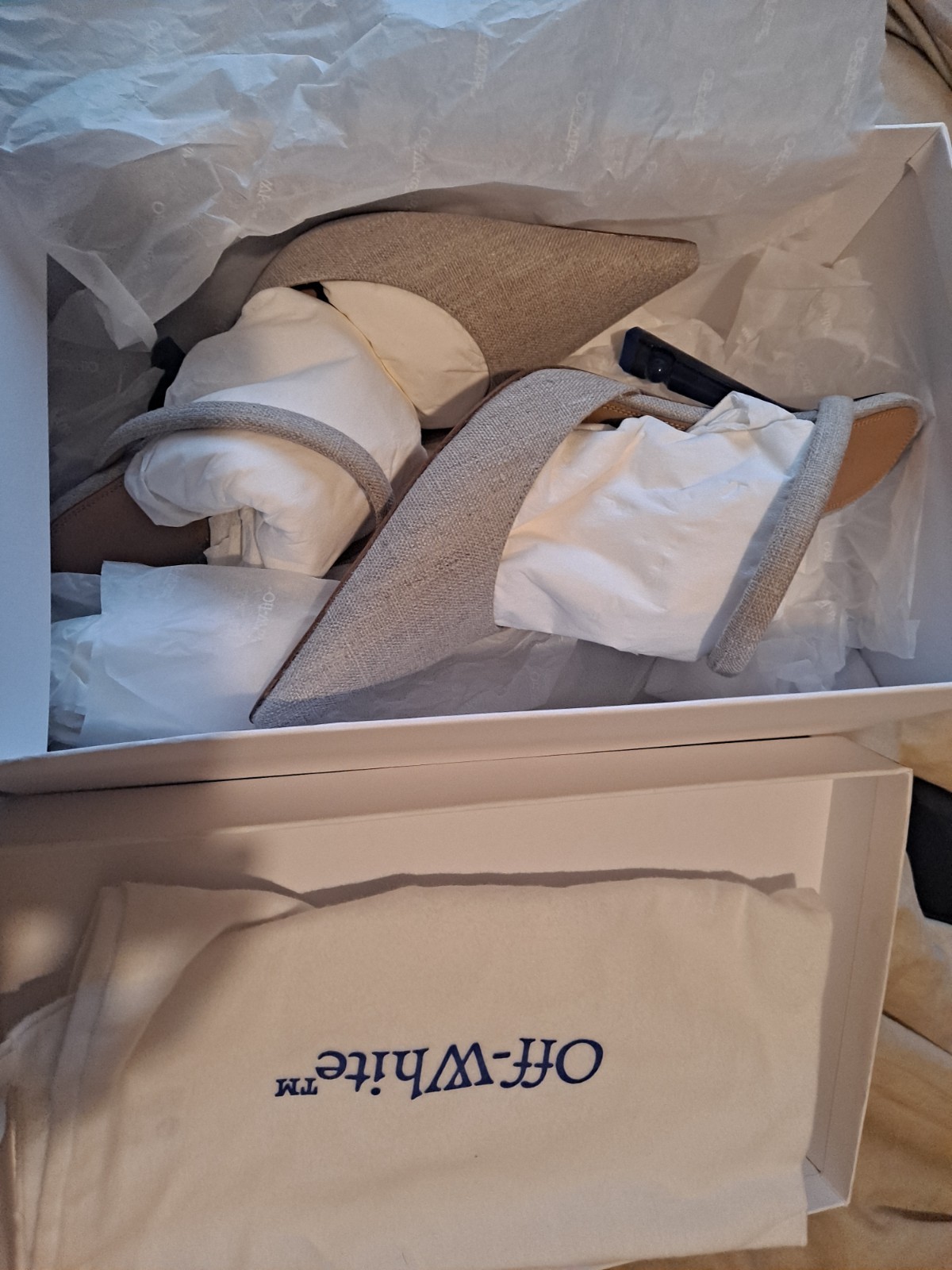 Womens Off-White lollipop mule heels Rare RRP $895
