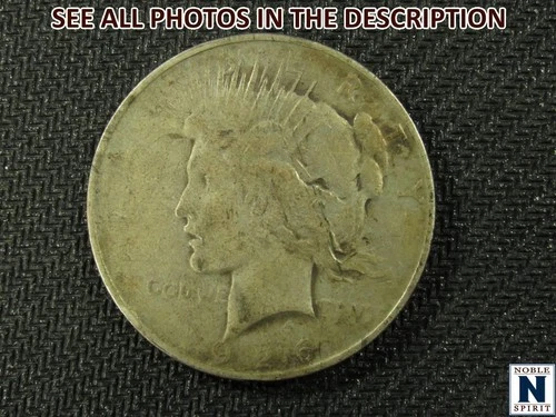 NobleSpirit } 1926 D Silver Peace Dollar Very Good