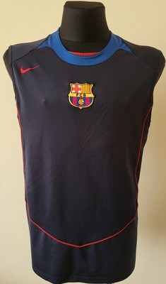 Barcelona 2004 - 2005 Home football Nike sleeveless t-shirt size