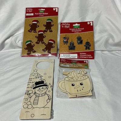 Holiday Style DIY Christmas Crafts Bundle Ornaments Stickers NEW