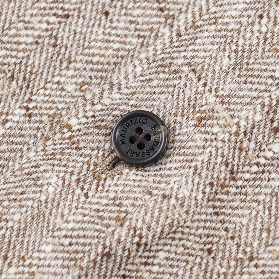 Sobrecamisa Maurizio Baldassari espiga seda-lino M (UE 50) Camisa Chaqueta Foto 3 de 4