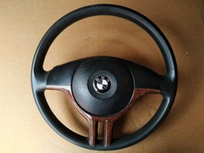 BMW 3 Series E46 Airbag Sports Steering Wheel Leather Schwarz 
