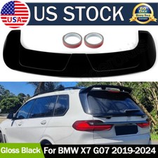 Fits Bmw X7 G07 M-sport 2019-2024 Gloss Black Rear Roof Trunk Spoiler Top Wing