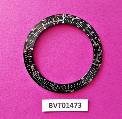 NEW FOR SEIKO BEZEL INSERT 6138 7000 SLIDE RULE CALCULATOR