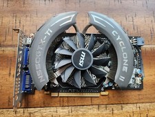 MSI Geforce GTX 550 Ti Cyclone II - 1GB Video Card - Part N550GTX-Ti Cyclone OC
