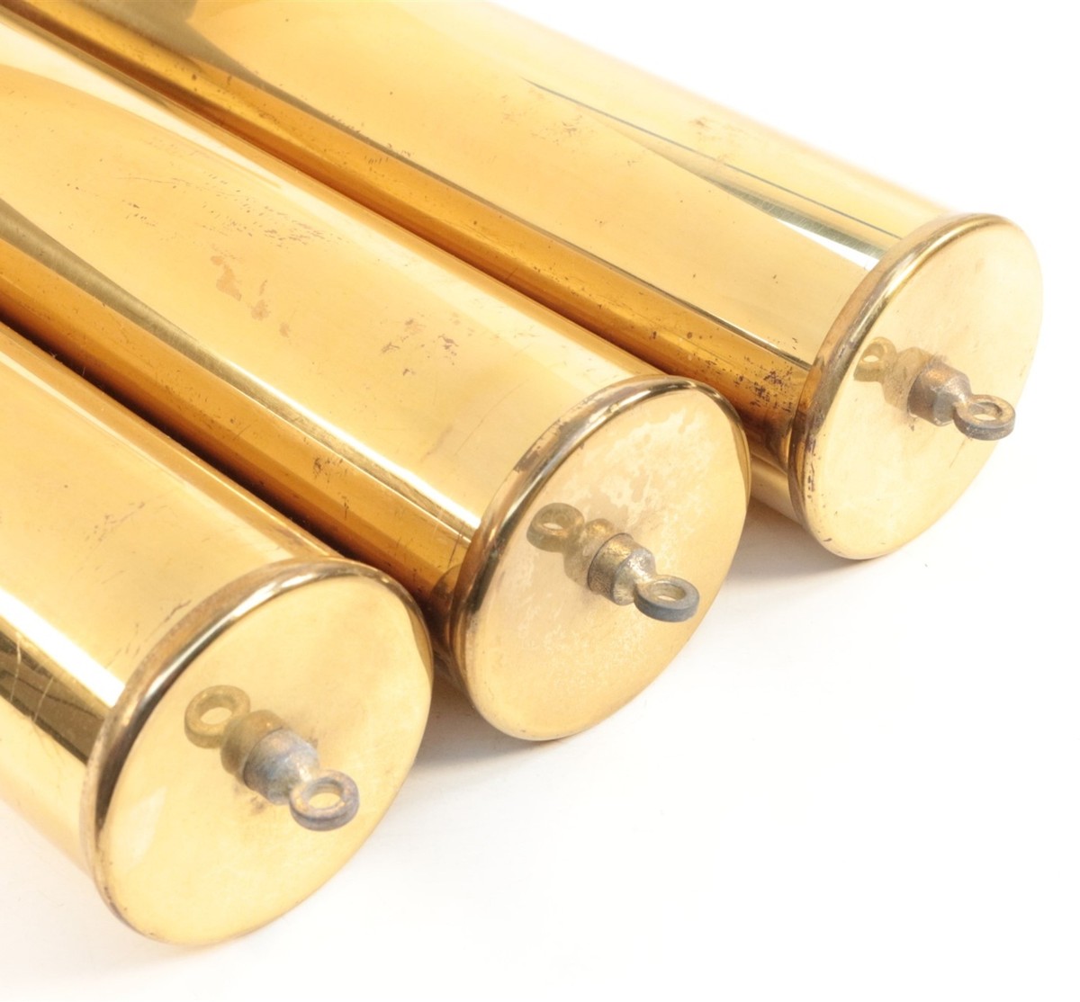 Grandmother or Grandfather Clock Weights 9-11/16 inches Set of