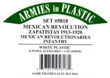 ARMIES IN PLASTIC 5818 MEXICAN REVOLUTION ZAPATISTAS MEXICAN REVOULTIONARIES