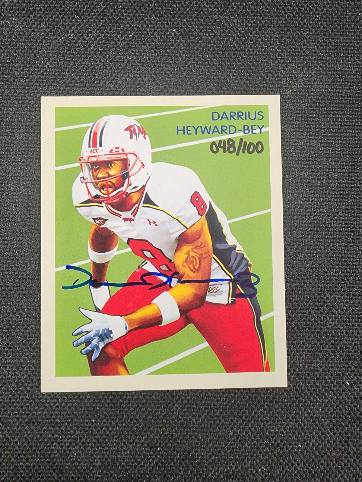 Darrius Heyward-Bey Upper Deck Philadelphia National Chicle Autographs #NC88 Base