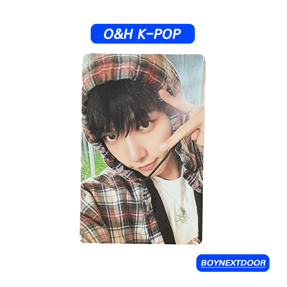 タレントカード BOYNEXTDOOR [HOW?] PHOTO CARD FRAME BOYNEXTDOOR HOW? 2nd EP Regular Weverse ver Official