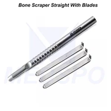 Bone Scraper Straight With Blade Harvester Bone Grafting Dental Implant Tools CE