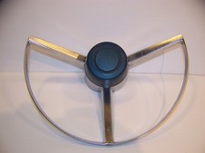1967 68 Dodge Plymouth 3 Spoke Horn Ring Blue Cap Oem 2925442 Coronet Dart