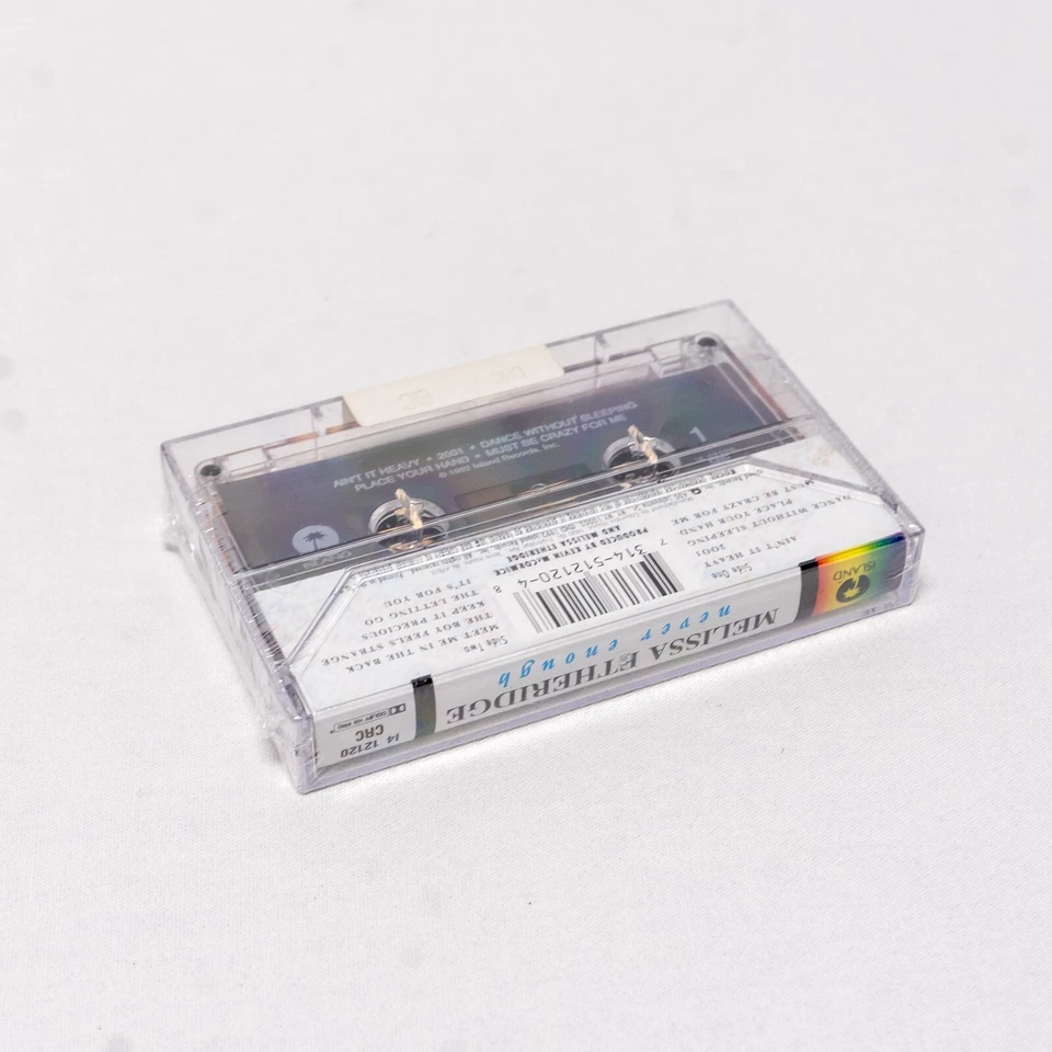 NEW Melissa Etheridge Cassette Tape NEVER ENOUGH 1992 Rock Blues Rare -SEALED - Image 4 of 4