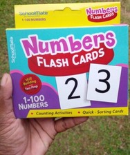 Flash Cards numbers 1 - 100 . kids toldders Educational pre school leaning cards